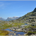 Bergwelt oberhalb von Geiranger, Norwegen