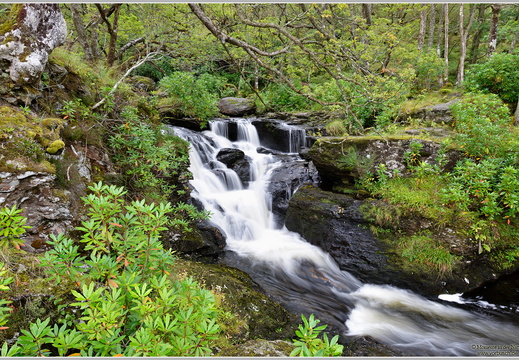Wasserfall nahe Inersnaid, Highlands