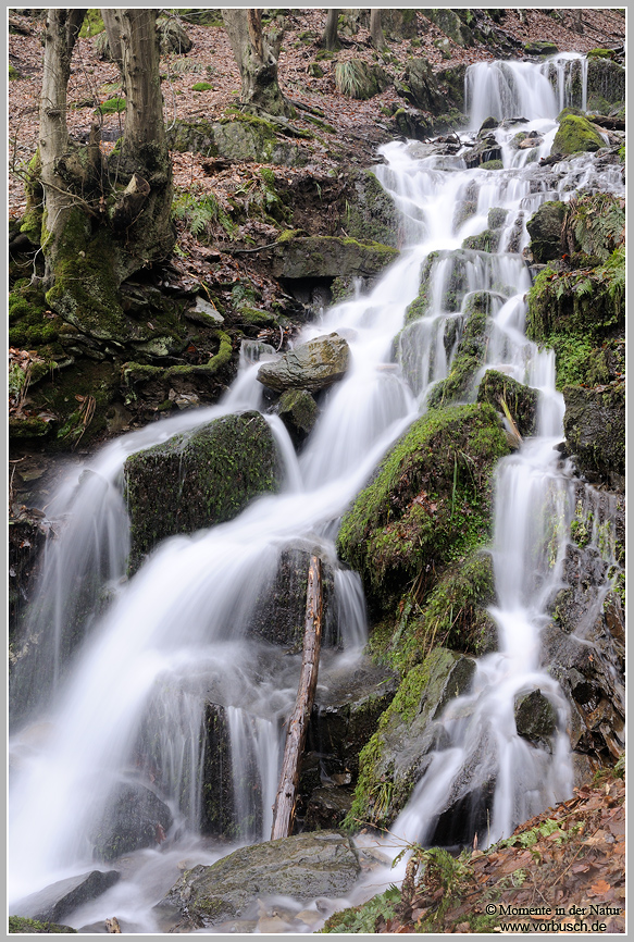 Wasserfall in Tal der Wupper