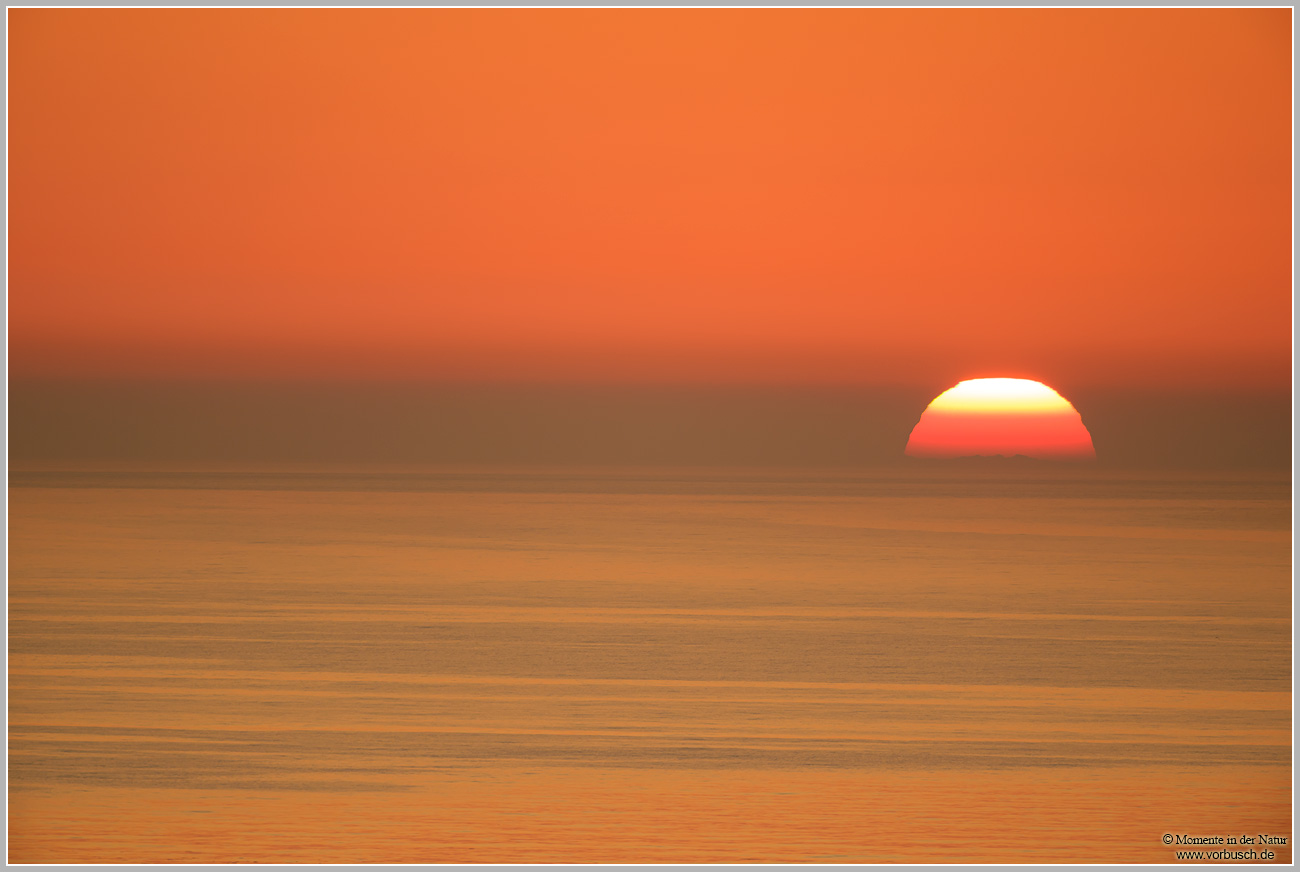 Sonnenuntergang in der Nordsee